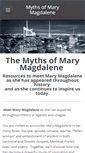 Mobile Screenshot of mythsofmarymagdalene.com