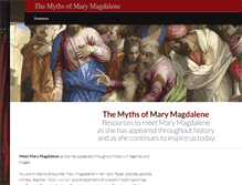 Tablet Screenshot of mythsofmarymagdalene.com